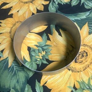 Round Metal Cake Ring - Silver Tone